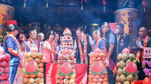 中壢慈惠堂團拜祝壽大典 張善政祈求國泰民安