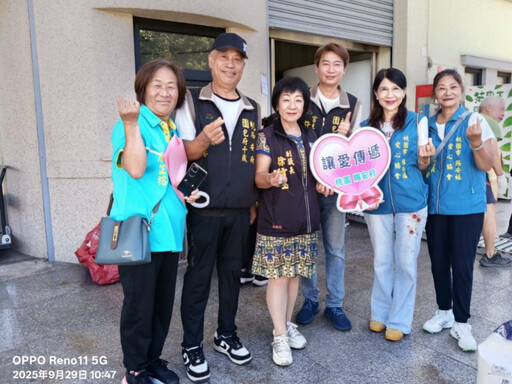 桃園賜安府及賜安福愛心協會共情花櫣災民 捐贈物資送暖陪伴渡難關