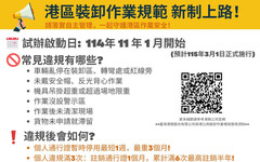 港務公司:11月1日起試辦!違規將暫停通行證使用