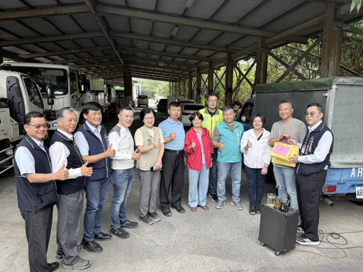 警消環衛委員會考察大里掩埋場 中市環保局審慎管理把守環境品質