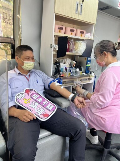 台電鳳山區處辦捐血活動 募集100袋熱血送暖冬日