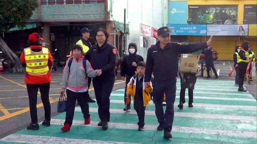 今天開學日 彰警護童總動員打造安全校園