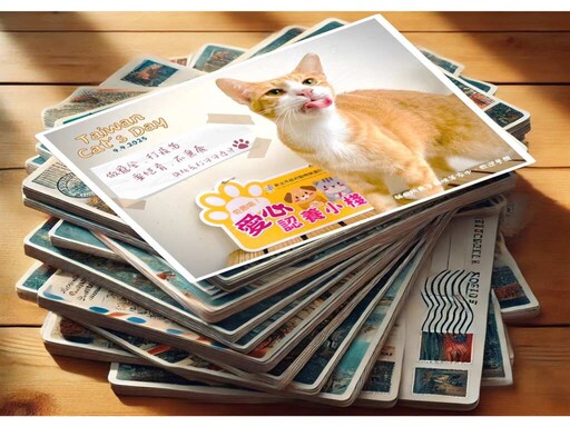 4月4日貓節一起老派約會 新北市猴硐貓公所交換限量明信片