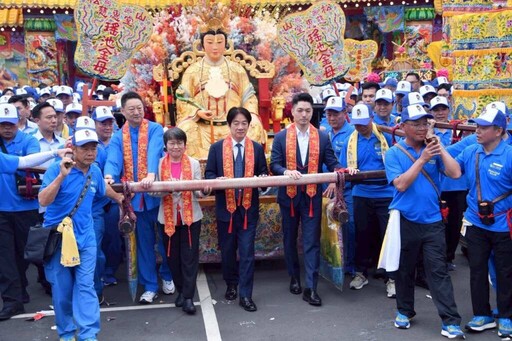蔣萬安出席母娘文化季起駕大典 祝賀松山慈惠堂文化館啟用