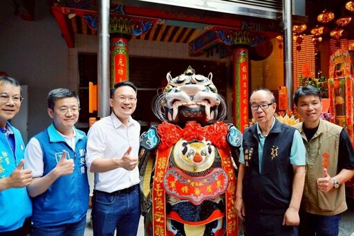 以創意融合現代與傳統文化 龍元宮黑虎爺將軍開光入神