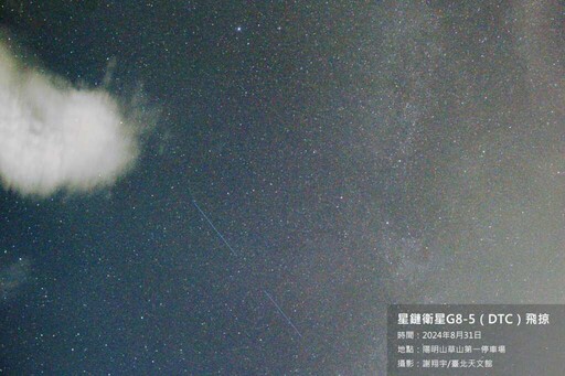 藍色星鏈衛星飛掠夜空 周五、六傍晚上演特殊景觀