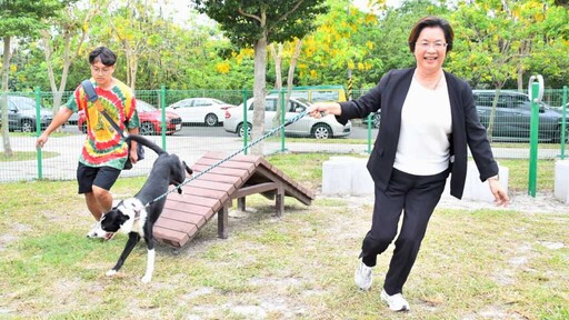 社頭花木公園啟用 彰化第4座寵物公園打造毛孩樂園