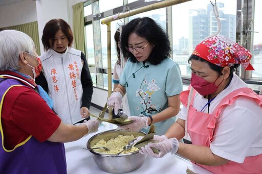 頭份市農會包粽子競賽 傳承傳統手藝