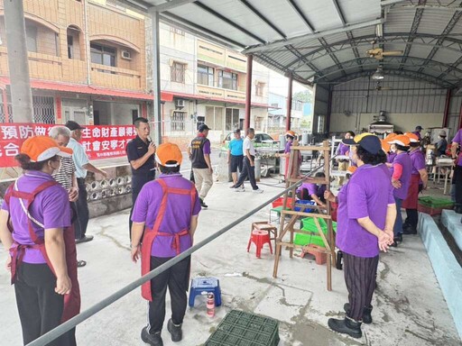 端午警民齊聚施瓜寮 社區防詐築牢安全防線