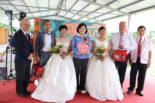 雲林家扶圓銀髮婚紗夢 張麗善證婚見證真愛歲月