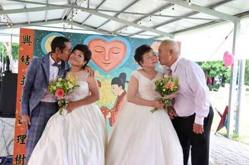 雲林家扶圓銀髮婚紗夢 張麗善證婚見證真愛歲月