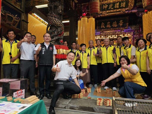 八德三元宮創意筊杯 傳統信仰融合美學教育的最佳實踐