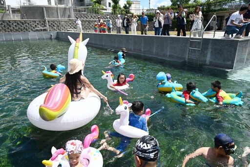 臺東市湧泉運動公園風華再現 提供多元消暑選擇