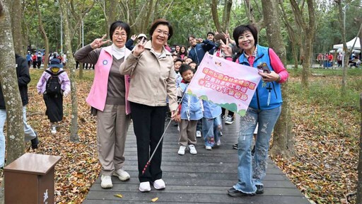 影／溪州公園森林木棧道改善完工啟用 打造友善安全森林休閒樂園