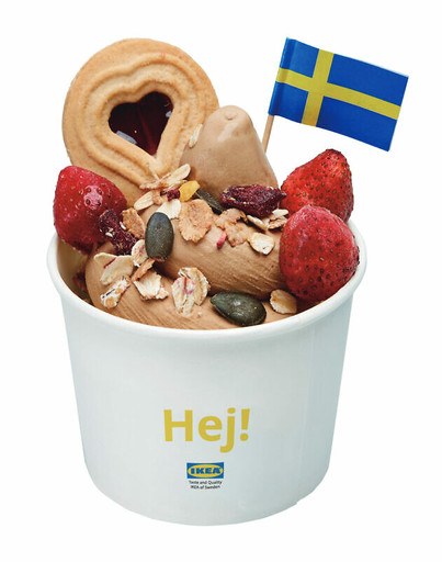 胖胖冰淇淋＋配料任搭！新莊 IKEA 限定「冰淇淋專賣區」獨賣 4 款新口味冰淇淋、甜味爆米花