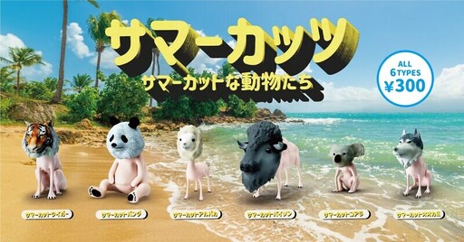 清涼一下嘛！日本最新「夏日剃毛動物」系列扭蛋萌翻，無尾熊完美重現台式亞洲蹲