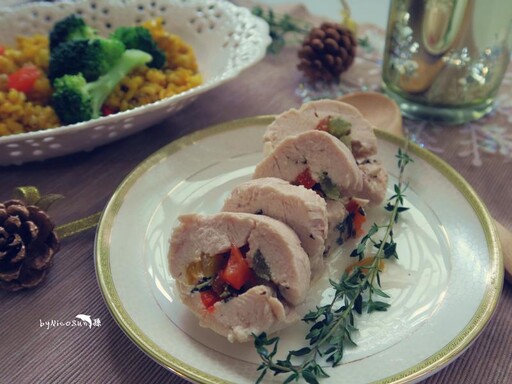 異國風味簡單呈現！義式香料雞肉捲