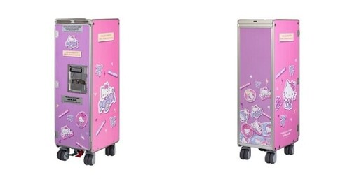 「長榮Hello Kitty餐車」全球限量120台開賣！新版加贈抽屜隔板，居家小物、零食點心收納必備