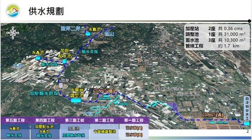 白冷圳重要里程碑 台中中興嶺調整池新工程啟動