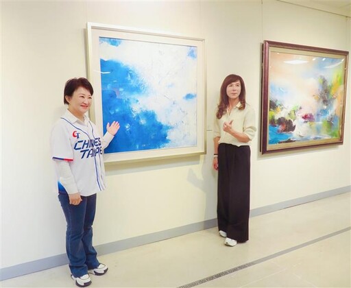 盧秀燕讚 台中藝術家劉素如油畫創作展登場