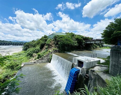 台中「食水嵙溪排水小水力發電廠」二期動工