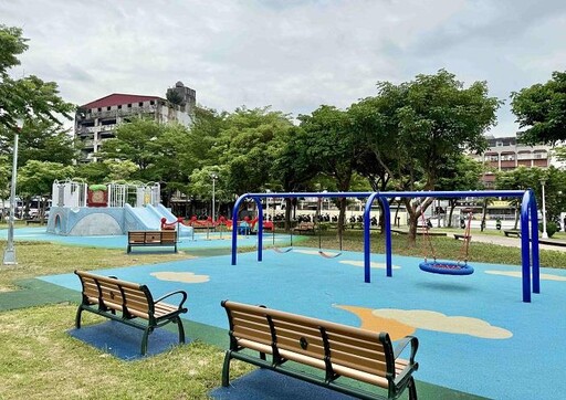 板橋望月公園全新兒童遊戲場啟用