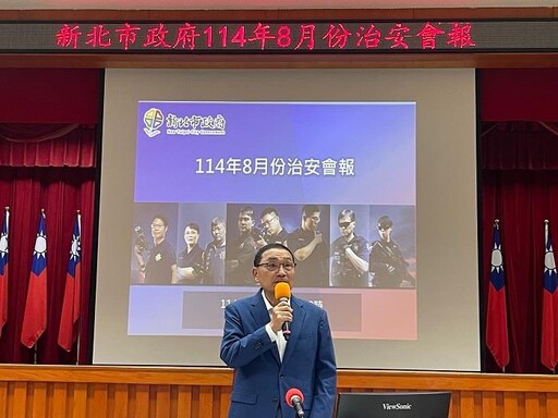 新北警政工作護治安 侯友宜勉勵守護市民安全
