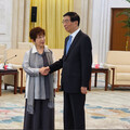 【九三閱兵】洪王會 洪秀柱：中華民國憲法就是統派 王滬寧：盡力推動和平統一