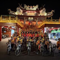 【有片】從新竹新豐文財福德宮到三峽廣行宮 騎行隊車行近百公里 貫穿七座關帝廟