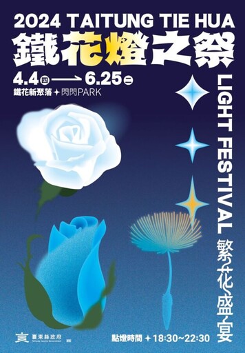 「臺東2024鐵花燈之祭」4月4日點燈全新登場！邀您來感受最亮麗光采