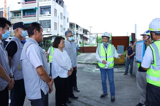 凱米颱風發佈陸警 嘉義市長黃敏惠視察防颱整備