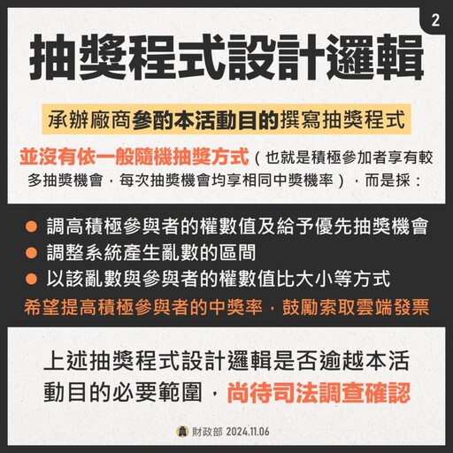 雲端發票4人重複中大獎無不法！財政部「1說法」網炸鍋：明顯作弊