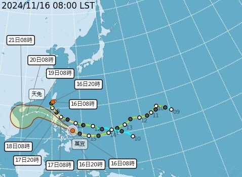 天兔颱風在門口！「4縣市炸大雨」 恐撐不到登陸