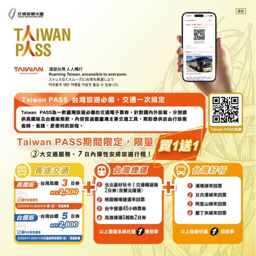 Taiwan PASS台鐵版爆紅！網友貼文破百 火車旅遊成新潮流