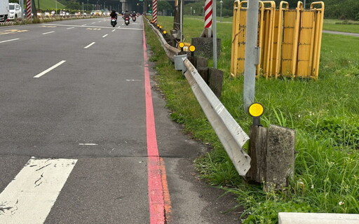 護欄如刨刀！顏蔚慈揭新北河堤道路安全隱憂 要求市府改善