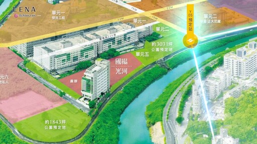 河岸繁星單元五首發案曝光 「國揚光河」擘劃新店水岸新地標