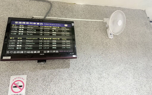 浮洲火車站候車悶熱 黃淑君、陳瑩協調台鐵加裝電風扇改善