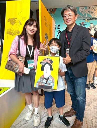 嘉科實中參與故宮南院「江戶浮世之美」特展 展現數位藝術創作力