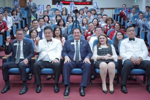 國際獅子會總會長法布雷西奧·奧利維拉訪台 拜會雙北市長、推國際公益交流