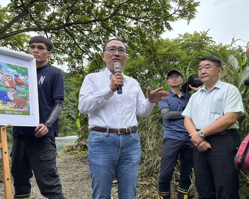 侯友宜視察白匏湖、康寧街 汐止打造永續宜居城