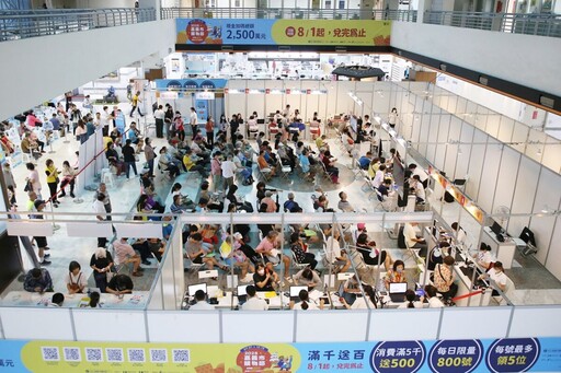 嘉義市購物節「滿千送百活動」首日人氣夯