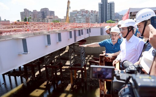 長福橋改建明年完工 橋寬擴至25米、結合夜間光雕成新亮點