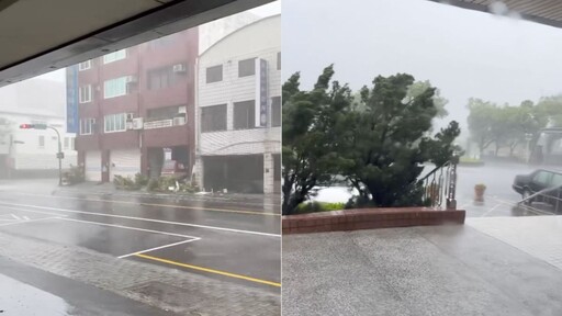 楊柳颱風直撲「東部登陸」！暴風圈逼近台東風雨炸裂