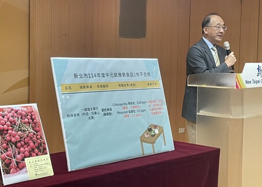 普渡祭品出問題 新北衛生局抽驗桂味荔枝農藥超標不合格