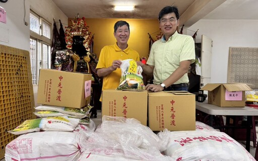 西關廟攜手宜大團隊RF科技保鮮白米 大里63送暖弱勢