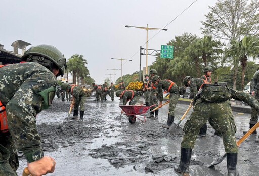 總統賴清德授權！國軍可入民宅清理淤泥 協助花蓮災後復原