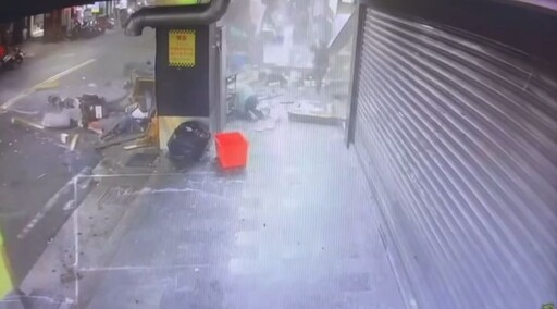 便當店餐期氣爆！勇警「衝入廢墟」救出傷者 正面照片曝光