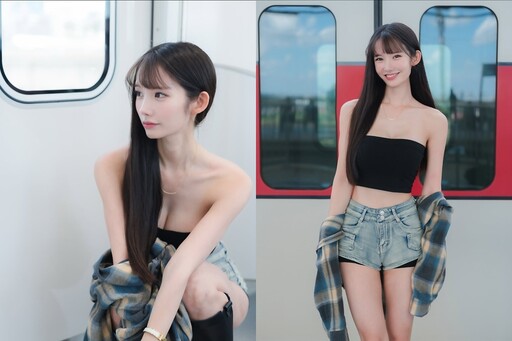 超辣正妹上身只裹一塊布!坐下「可愛腰間肉」炸出 竟是最懂事女友