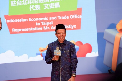 印尼新住民抽中購物節萬元美金! 駐台代表艾吏福表祝賀及感謝 力推外籍朋友:一定要參加