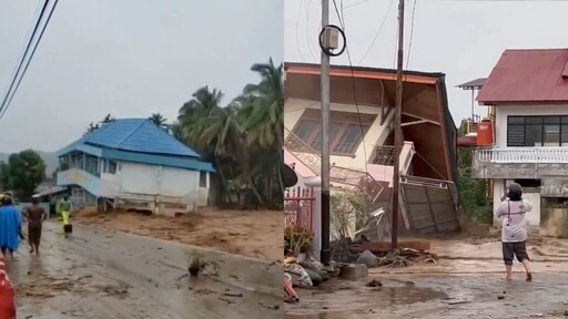 房屋瞬間被沖走!印尼洪災奪28命 道路全斷救援卡關